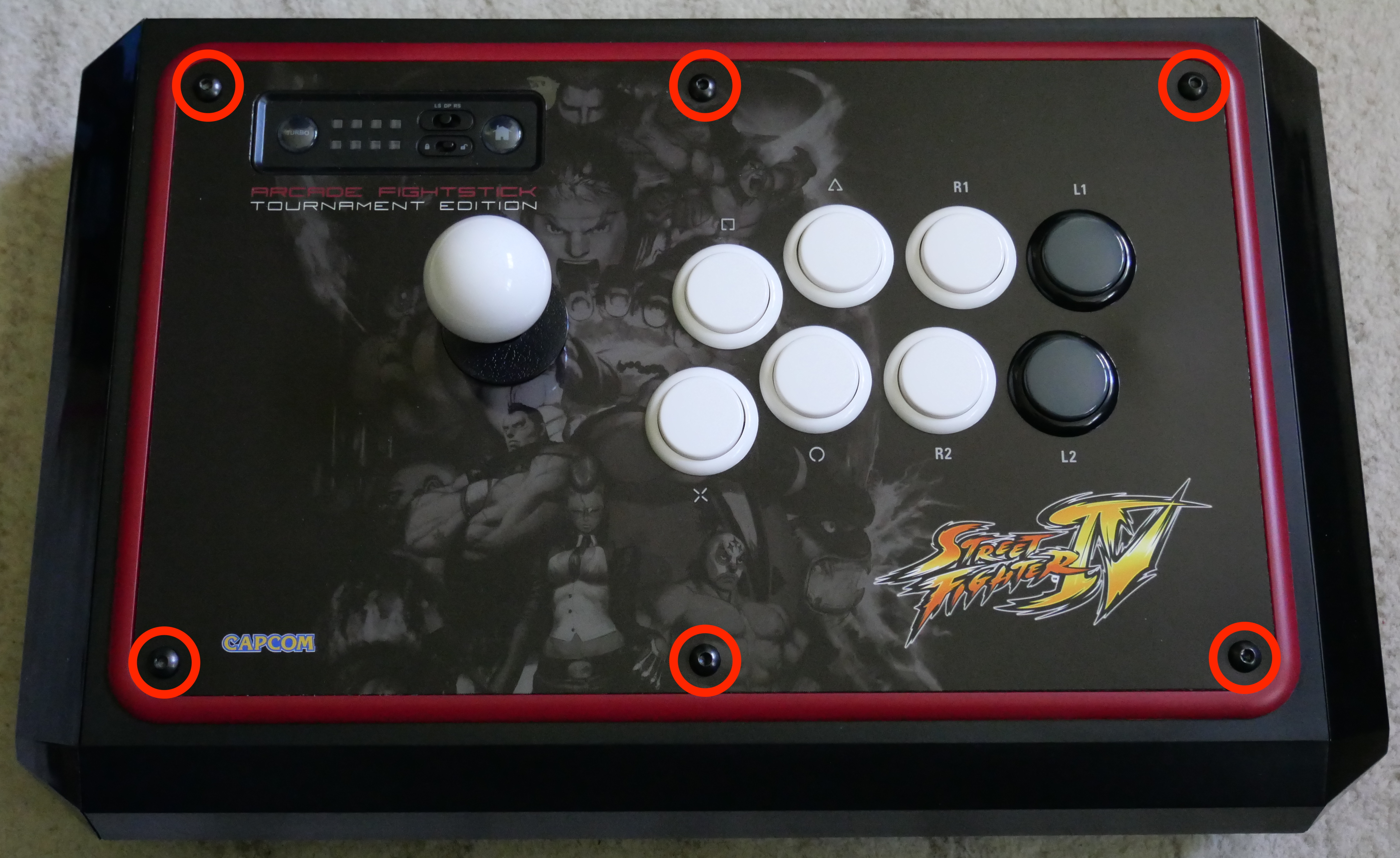 Mad Catz Street Fighter IV Round TE Universal Fightstick Conversion  Megalomaniac's Lair